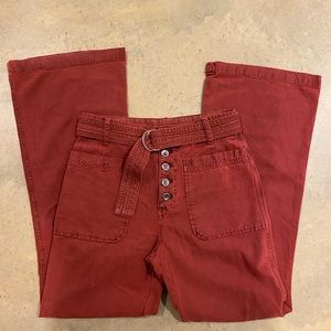 Free People Mod Slim Flare Pants